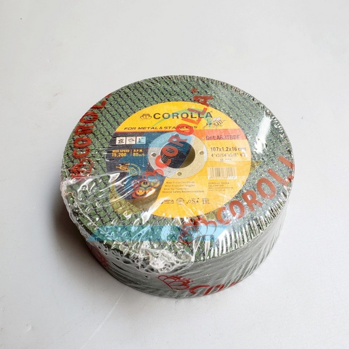 Đá cắt Corolla 107x1.2x16mm  Corolla | Giá rẻ nhất - Công Ty TNHH Thương Mại Dịch Vụ Đạt Tâm