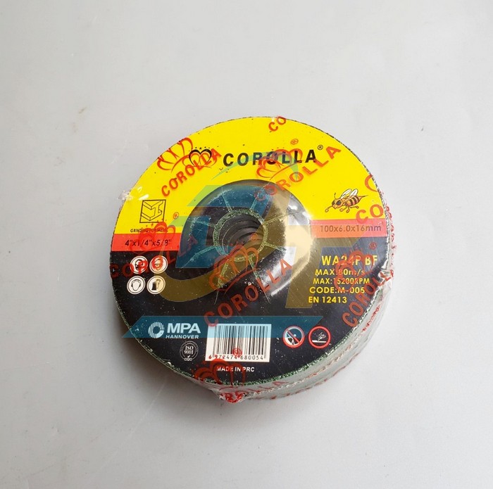 Đá mài Corolla 100x6.0x16mm  Corolla | Giá rẻ nhất - Công Ty TNHH Thương Mại Dịch Vụ Đạt Tâm