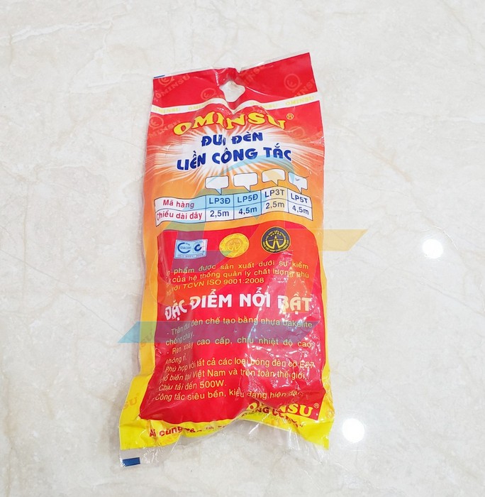 Đui đèn liền công tắc (dây 4.5m) Ominsu LP5T LP5T Ominsu | Giá rẻ nhất - Công Ty TNHH Thương Mại Dịch Vụ Đạt Tâm