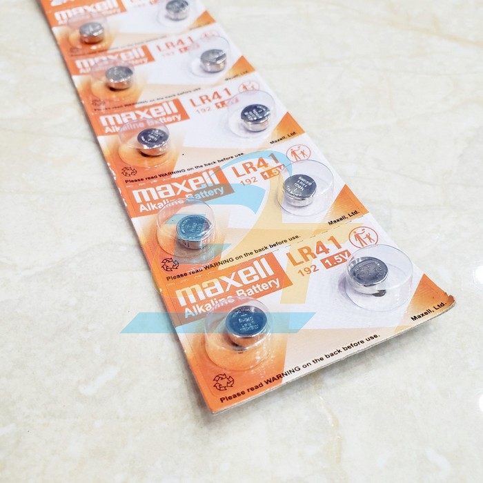 Pin Maxell Alkaline 1.5V LR41/192  Maxcell | Giá rẻ nhất - Công Ty TNHH Thương Mại Dịch Vụ Đạt Tâm
