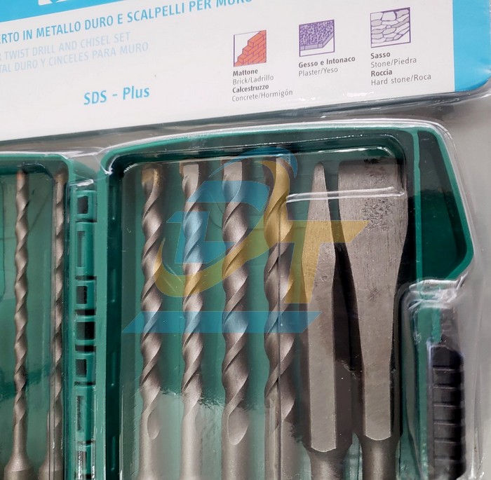 Bộ mũi khoan bê tông hợp kim 12 chi tiết Fervi 0332 0332 FERVI | Giá rẻ nhất - Công Ty TNHH Thương Mại Dịch Vụ Đạt Tâm