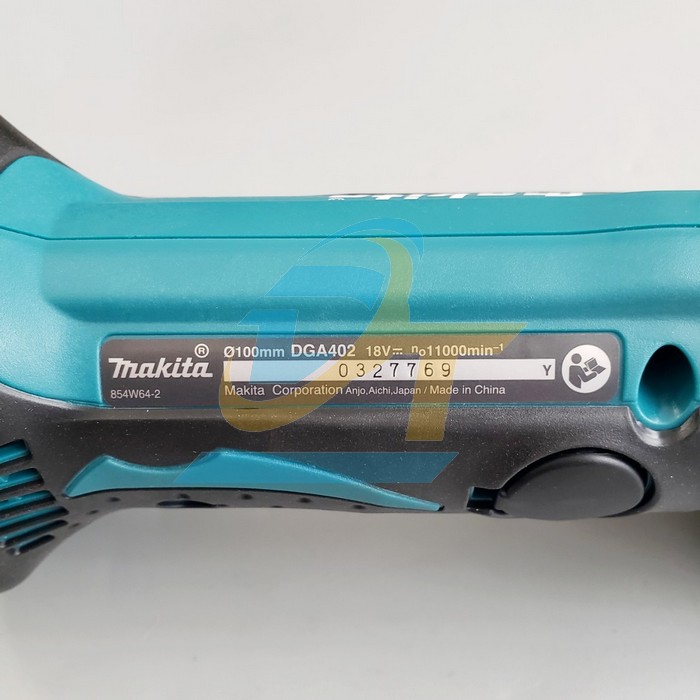 Máy mài góc 100mm dùng pin 18V Makita DGA402Z (không kèm pin sạc) DGA402Z Makita | Giá rẻ nhất - Công Ty TNHH Thương Mại Dịch Vụ Đạt Tâm