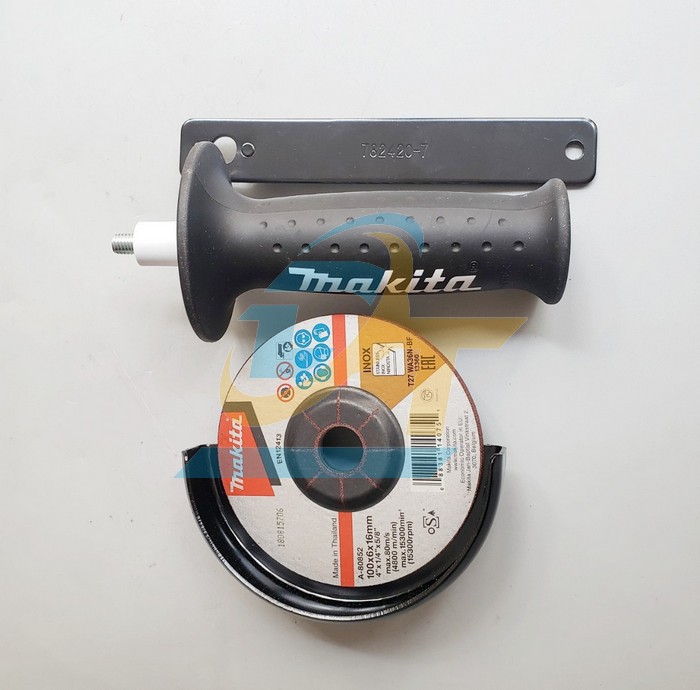 Máy mài góc 100mm dùng pin 18V Makita DGA413Z (Không kèm pin sạc) DGA413Z Makita | Giá rẻ nhất - Công Ty TNHH Thương Mại Dịch Vụ Đạt Tâm