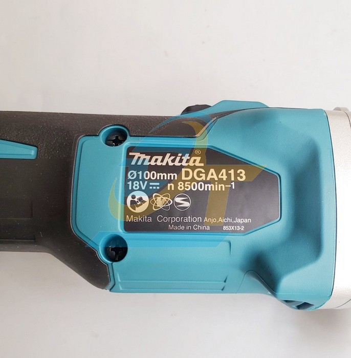 Máy mài góc 100mm dùng pin 18V Makita DGA413Z (Không kèm pin sạc) DGA413Z Makita | Giá rẻ nhất - Công Ty TNHH Thương Mại Dịch Vụ Đạt Tâm