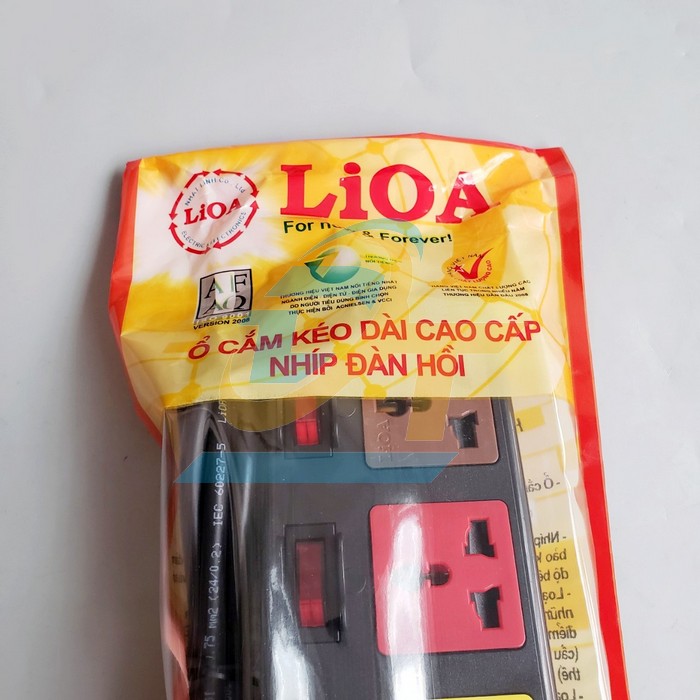 Ổ cắm điện 6 lỗ 3 chấu dây 3m LiOA 6DOF33N 6DOF33N LiOA | Giá rẻ nhất - Công Ty TNHH Thương Mại Dịch Vụ Đạt Tâm