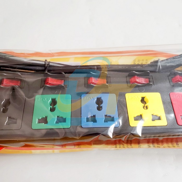 Ổ cắm điện 6 lỗ 3 chấu dây 3m LiOA 6DOF33N 6DOF33N LiOA | Giá rẻ nhất - Công Ty TNHH Thương Mại Dịch Vụ Đạt Tâm
