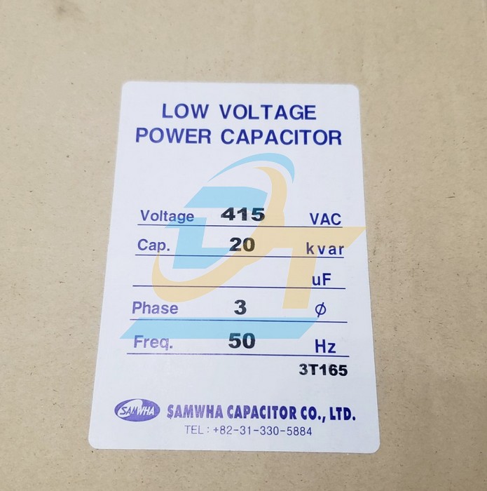 Tụ bù (Tụ dầu) 3P Samwha 415V 50Hz 20kvar  SAMHWA | Giá rẻ nhất - Công Ty TNHH Thương Mại Dịch Vụ Đạt Tâm