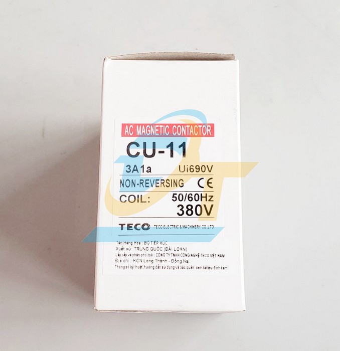 Khởi động từ 3P 11A 220V Teco CU-11 CU-11 Teco | Giá rẻ nhất - Công Ty TNHH Thương Mại Dịch Vụ Đạt Tâm