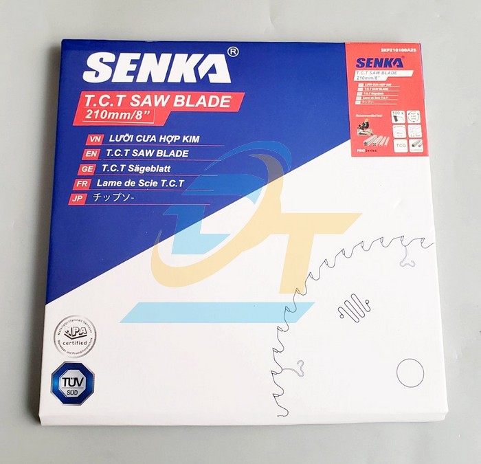 Lưỡi cưa hợp kim 100 răng 210x25.4mm SENKA  SENKA | Giá rẻ nhất - Công Ty TNHH Thương Mại Dịch Vụ Đạt Tâm
