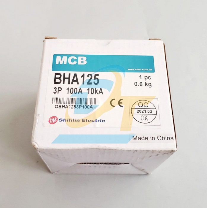 Cầu dao tự động MCB 3P 100A 10KA Shihlin BHA125  Shihlin | Giá rẻ nhất - Công Ty TNHH Thương Mại Dịch Vụ Đạt Tâm