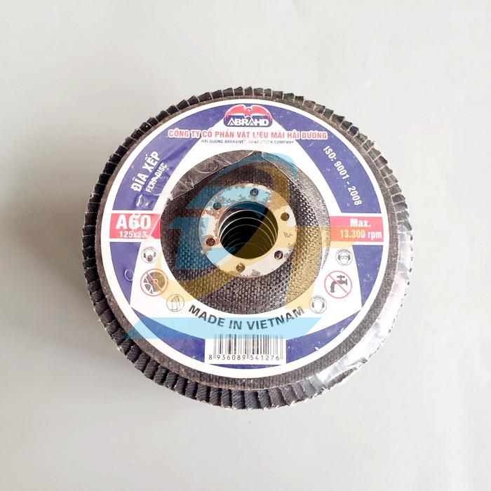 Nhám xếp Abrahd Hải Dương A60 125x22mm  ABRAHD | Giá rẻ nhất - Công Ty TNHH Thương Mại Dịch Vụ Đạt Tâm