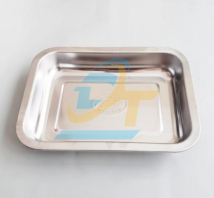 Khay inox 201 chữ nhật 200x270x45mm  VietNam | Gi&aacute; rẻ nhất - C&ocirc;ng Ty TNHH Thương Mại Dịch Vụ Đạt T&acirc;m