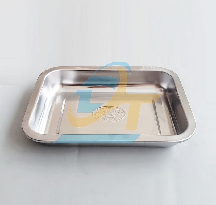 Khay inox 201 chữ nhật 200x270x45mm  VietNam | Gi&aacute; rẻ nhất - C&ocirc;ng Ty TNHH Thương Mại Dịch Vụ Đạt T&acirc;m