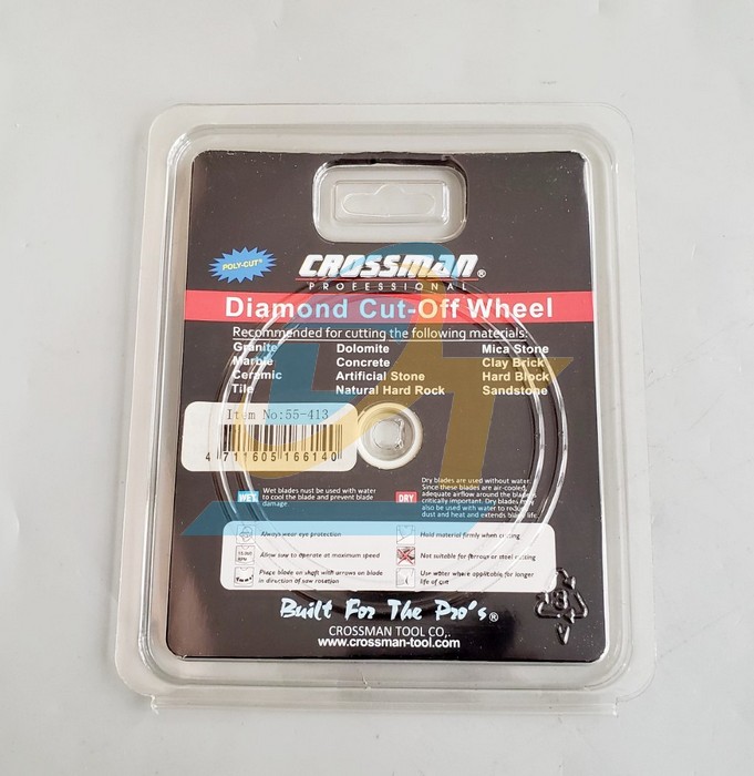 Lưỡi cắt gạch 105x20mm Crossman 55-413 55-413 Crossman | Giá rẻ nhất - Công Ty TNHH Thương Mại Dịch Vụ Đạt Tâm