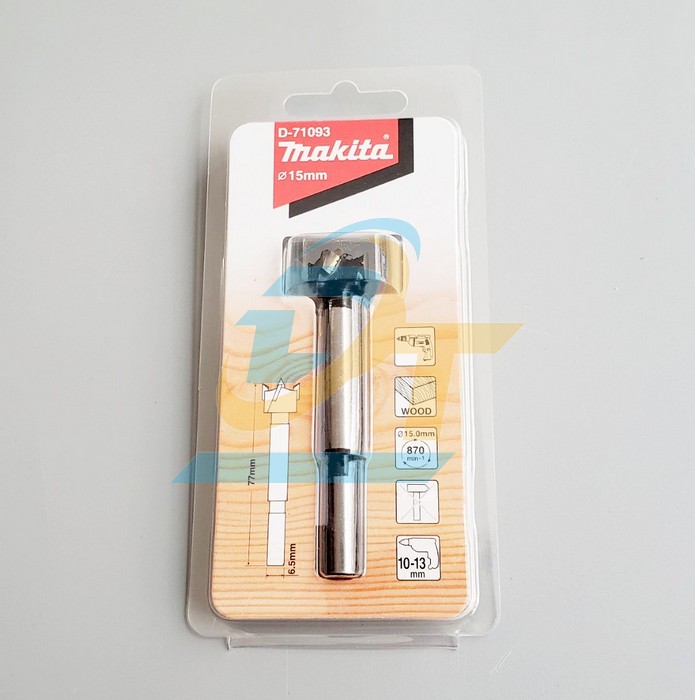 Mũi khoét gỗ hợp kim 15x77mm Makita D-71093 D-71093 Makita | Giá rẻ nhất - Công Ty TNHH Thương Mại Dịch Vụ Đạt Tâm