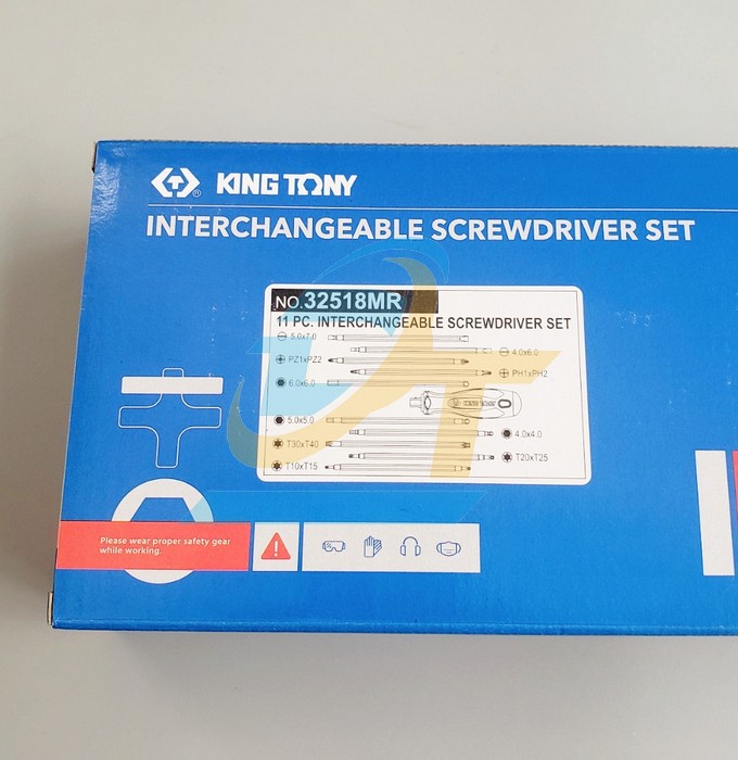 Bộ tua vít 2 đầu 11 chi tiết Kingtony 32518MR 32518MR KingTony | Giá rẻ nhất - Công Ty TNHH Thương Mại Dịch Vụ Đạt Tâm