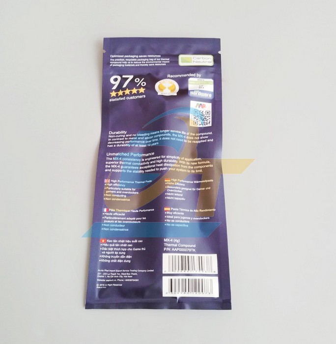 Keo tản nhiệt CPU AAP MX-4 (4g) MX-4 (4g) VietNam | Giá rẻ nhất - Công Ty TNHH Thương Mại Dịch Vụ Đạt Tâm
