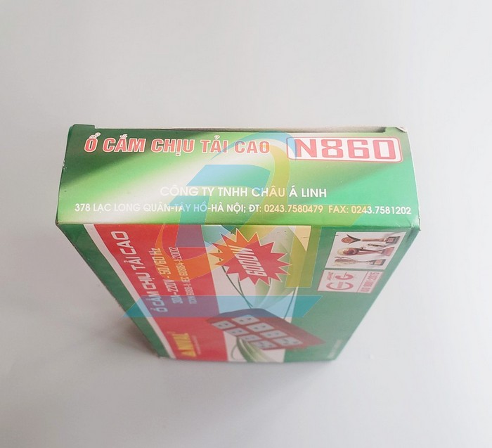 Ổ cắm 8 lỗ lõi sứ chịu tải cao 6000W Nival N860 N860 NIVAL | Giá rẻ nhất - Công Ty TNHH Thương Mại Dịch Vụ Đạt Tâm