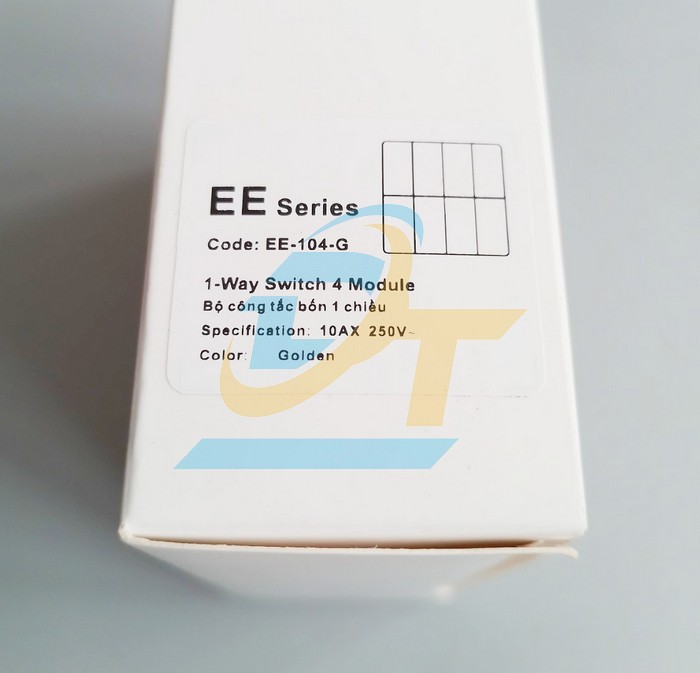 Bộ c&ocirc;ng tắc bốn 1 chiều Edenki EE-104-G EE-104-G Edenki | Gi&aacute; rẻ nhất - C&ocirc;ng Ty TNHH Thương Mại Dịch Vụ Đạt T&acirc;m