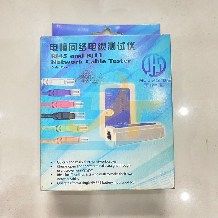 Bộ test cáp mạng 468 RJ45+RJ11 (kèm pin)  China | Giá rẻ nhất - Công Ty TNHH Thương Mại Dịch Vụ Đạt Tâm