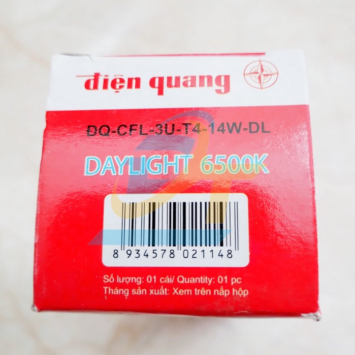 Bóng đèn Compact CSN Điện Quang ĐQ-CFL-3U-T4-14W-DL ĐQ-CFL-3U-T4-14W-DL DienQuang | Giá rẻ nhất - Công Ty TNHH Thương Mại Dịch Vụ Đạt Tâm