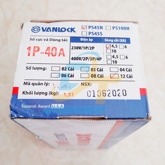Cầu dao tự động 1P 40A Sino PS45N/C1040 PS45N/C1040 Sino | Giá rẻ nhất - Công Ty TNHH Thương Mại Dịch Vụ Đạt Tâm