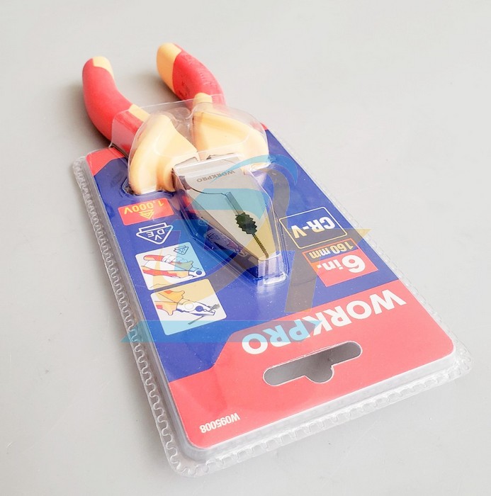 Kìm tổng hợp cách điện 6"/160mm Workpro W095008 W095008 Workpro | Giá rẻ nhất - Công Ty TNHH Thương Mại Dịch Vụ Đạt Tâm