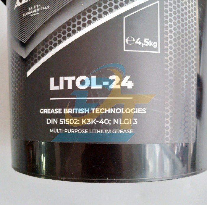 Mỡ bò chịu nhiệt Azmol LITOL-24 (Thùng 4.5kg) Litol-24 Azmol | Giá rẻ nhất - Công Ty TNHH Thương Mại Dịch Vụ Đạt Tâm