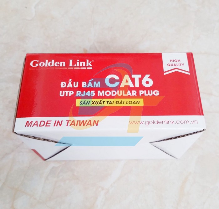 Đầu bấm mạng RJ45 Cat.6 UTP Golden Link P8- 001TW P8- 001TW GoldenLink | Giá rẻ nhất - Công Ty TNHH Thương Mại Dịch Vụ Đạt Tâm