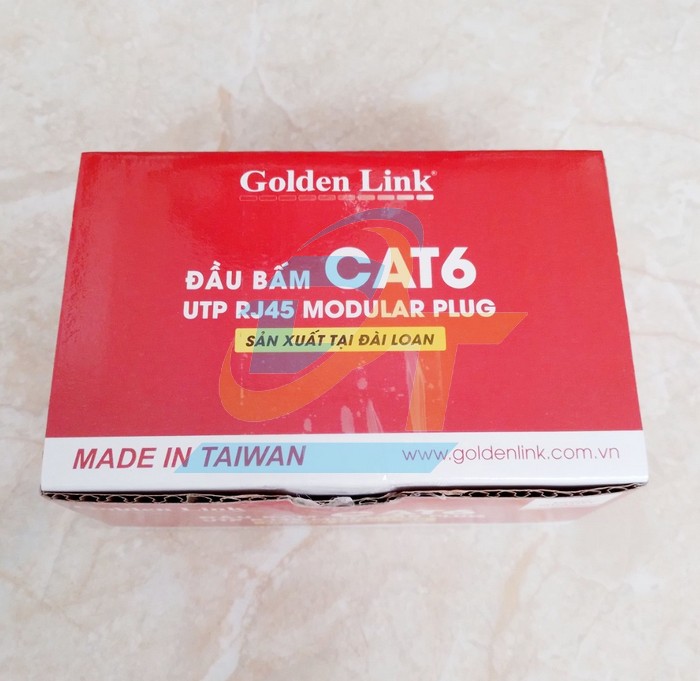 Đầu bấm mạng RJ45 Cat.6 UTP Golden Link P8- 001TW P8- 001TW GoldenLink | Giá rẻ nhất - Công Ty TNHH Thương Mại Dịch Vụ Đạt Tâm