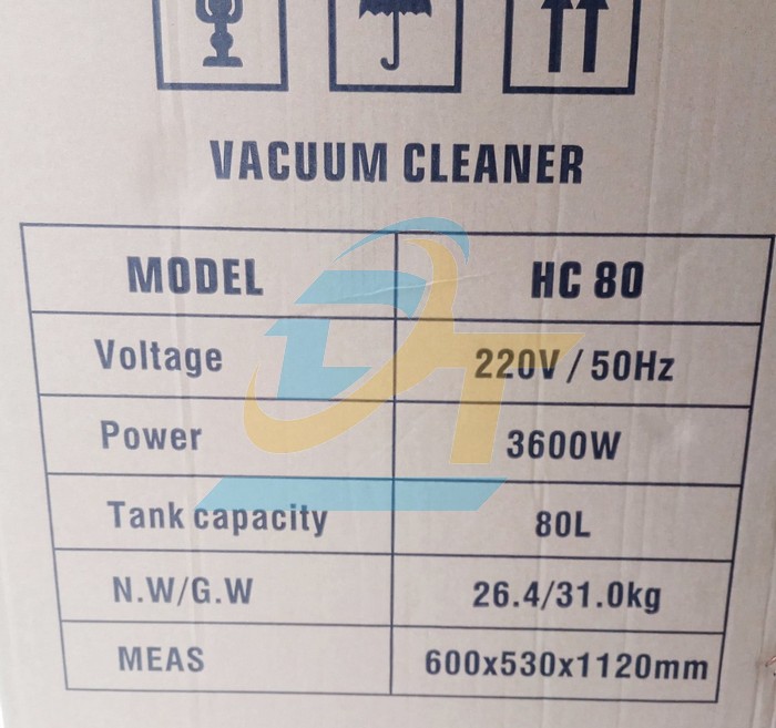 Máy hút bụi công nghiệp HiClean HC80 HC80 HiClean | Giá rẻ nhất - Công Ty TNHH Thương Mại Dịch Vụ Đạt Tâm