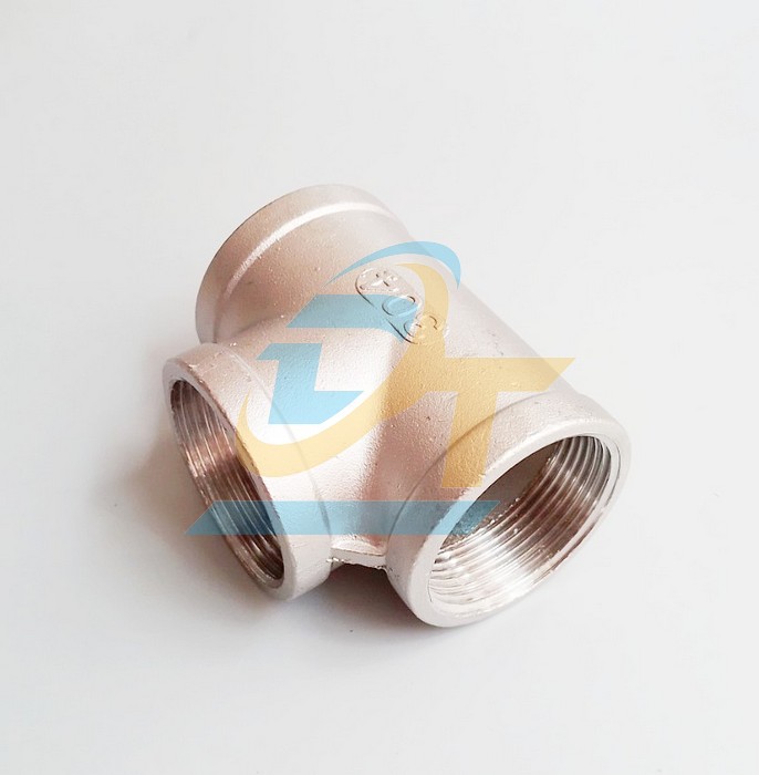 Tê ren trong inox 304 DN40 - Phi 49  VietNam | Giá rẻ nhất - Công Ty TNHH Thương Mại Dịch Vụ Đạt Tâm