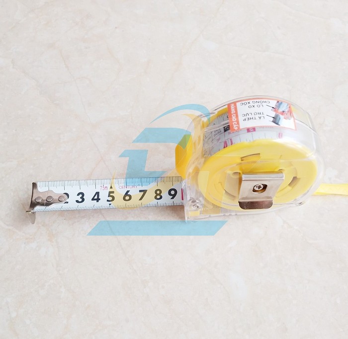 Thước cuộn thép nhựa trong 2 mặt 7.5mx25mm lỗ ban Century  Century | Giá rẻ nhất - Công Ty TNHH Thương Mại Dịch Vụ Đạt Tâm