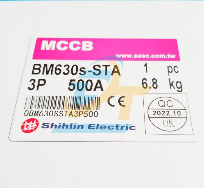 Cầu dao điện MCCB (khối) Shihlin BM630s-STA 3P 500A 25kA  Shihlin | Giá rẻ nhất - Công Ty TNHH Thương Mại Dịch Vụ Đạt Tâm