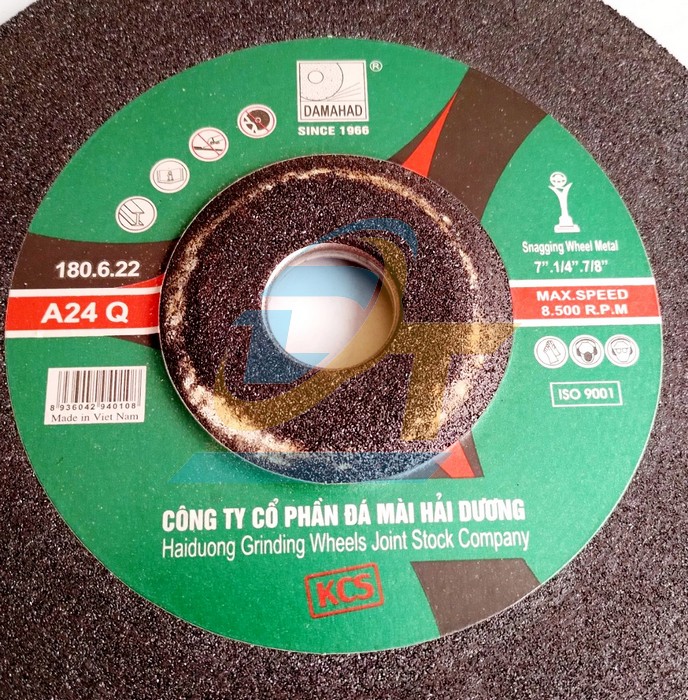 Đá mài bavia Hải Dương A24 Q 180x6x22  HaiDuong | Giá rẻ nhất - Công Ty TNHH Thương Mại Dịch Vụ Đạt Tâm