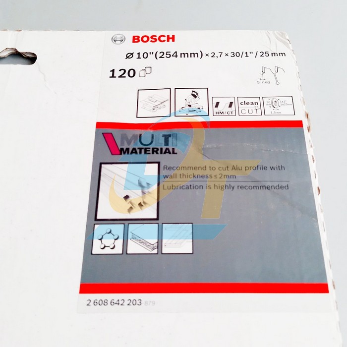 Lưỡi cắt nhôm 120 răng 254x2.7x30/25mm Bosch 2608642203 2608642203 Bosch | Giá rẻ nhất - Công Ty TNHH Thương Mại Dịch Vụ Đạt Tâm