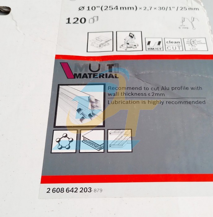 Lưỡi cắt nhôm 120 răng 254x2.7x30/25mm Bosch 2608642203 2608642203 Bosch | Giá rẻ nhất - Công Ty TNHH Thương Mại Dịch Vụ Đạt Tâm