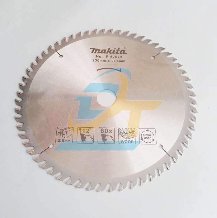 Lưỡi cưa gỗ hợp kim 60 răng 230x2.6x25.4mm Makita P-67979 P-67979 Makita | Giá rẻ nhất - Công Ty TNHH Thương Mại Dịch Vụ Đạt Tâm