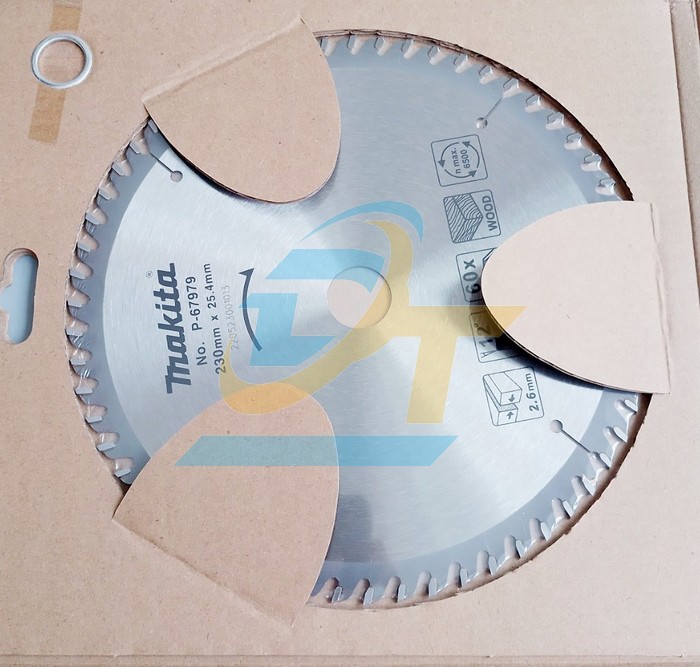 Lưỡi cưa gỗ hợp kim 60 răng 230x2.6x25.4mm Makita P-67979 P-67979 Makita | Giá rẻ nhất - Công Ty TNHH Thương Mại Dịch Vụ Đạt Tâm
