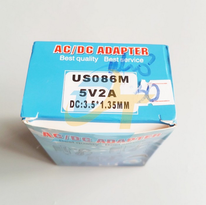 Nguồn Adapter 5V-2A đầu DC 3.5x1.35mm  China | Giá rẻ nhất - Công Ty TNHH Thương Mại Dịch Vụ Đạt Tâm