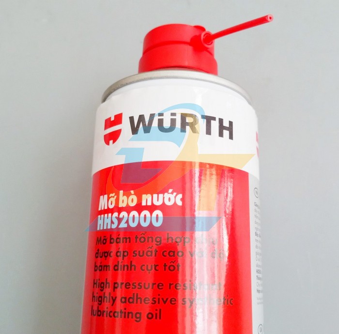 Chai xịt mỡ bò nước bôi trơn chịu nhiệt 500ml Wurth HHS 2000 HHS 2000 WURTH | Giá rẻ nhất - Công Ty TNHH Thương Mại Dịch Vụ Đạt Tâm