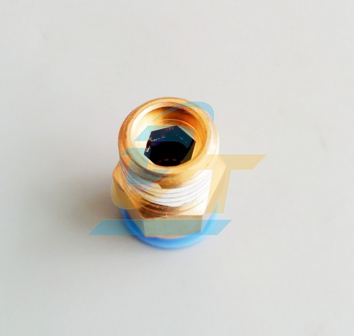 Đầu nối hơi thẳng ren ngoài 13 ống 8 Easun EPC8-02  EASUN | Giá rẻ nhất - Công Ty TNHH Thương Mại Dịch Vụ Đạt Tâm
