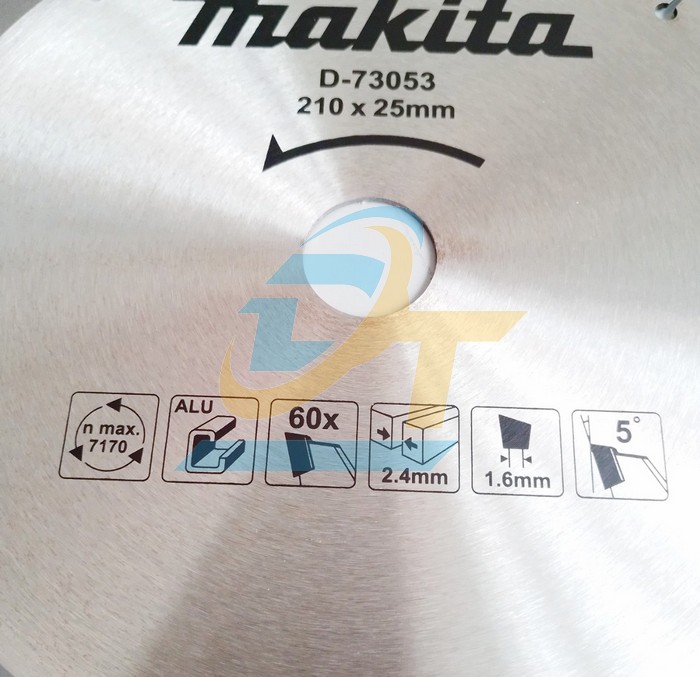 Lưỡi cưa nhôm 60 răng 210x2.4x25mm Makita D-73053 D-73053 Makita | Giá rẻ nhất - Công Ty TNHH Thương Mại Dịch Vụ Đạt Tâm