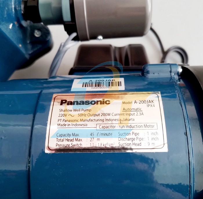 Máy bơm nước tăng áp 200W Panasonic A-200JAK A-200JAK Panasonic | Giá rẻ nhất - Công Ty TNHH Thương Mại Dịch Vụ Đạt Tâm