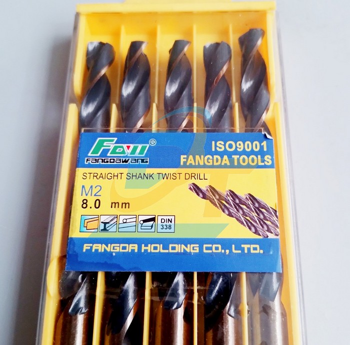 Mũi khoan sắt 8mm Favi (Fangda)  Favi | Giá rẻ nhất - Công Ty TNHH Thương Mại Dịch Vụ Đạt Tâm