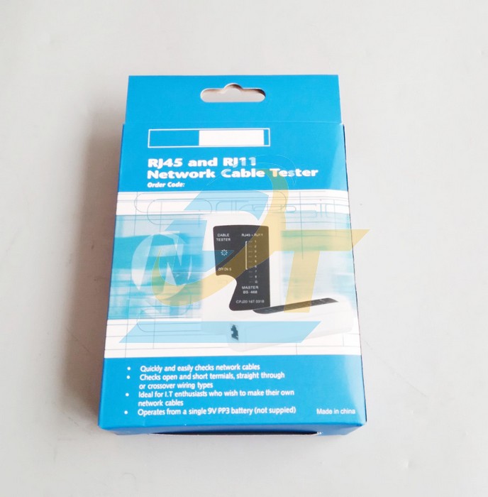 Bộ test cáp mạng 468 RJ45+RJ11 (kèm pin)  China | Giá rẻ nhất - Công Ty TNHH Thương Mại Dịch Vụ Đạt Tâm