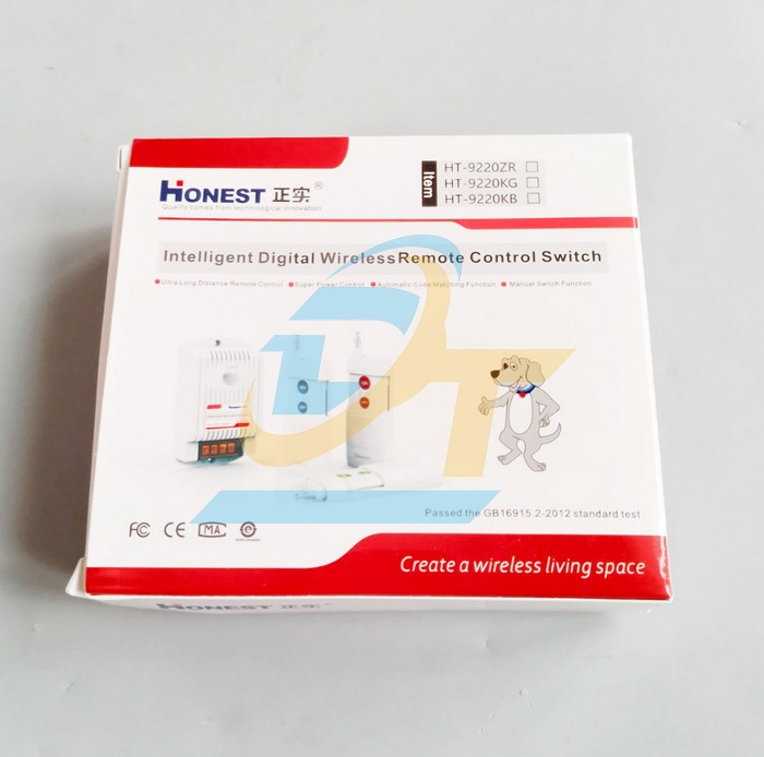 Công tắc điều khiển từ xa Honest HT-9220KG HT-9220KG HONEST | Giá rẻ nhất - Công Ty TNHH Thương Mại Dịch Vụ Đạt Tâm