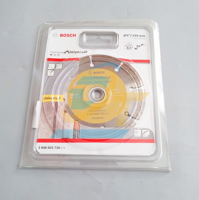 Đĩa cắt kim cương 105x20/16x1.9mm Bosch 2608603726 2608603726 Bosch | Giá rẻ nhất - Công Ty TNHH Thương Mại Dịch Vụ Đạt Tâm