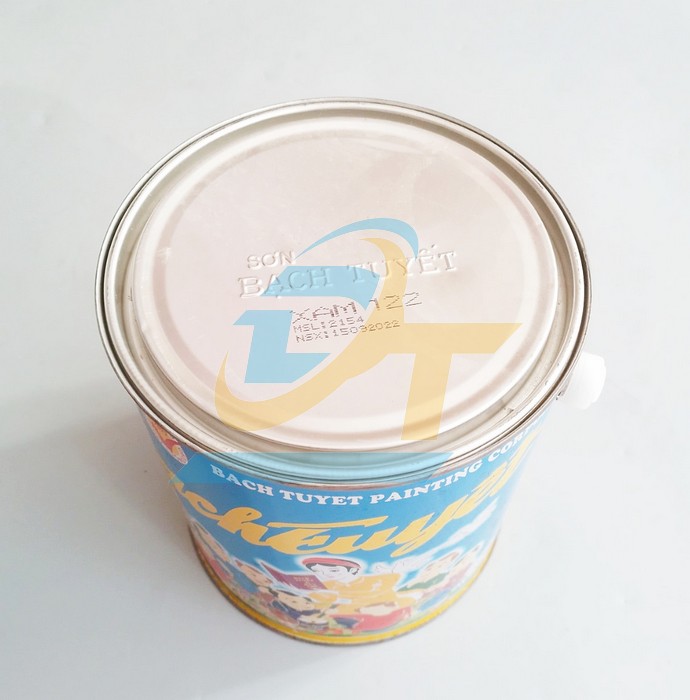 Sơn Alkyd (bóng) Bạch Tuyết 3kg - Màu xám 122  BachTuyet | Giá rẻ nhất - Công Ty TNHH Thương Mại Dịch Vụ Đạt Tâm