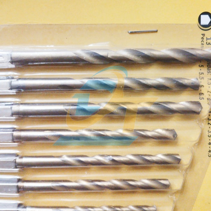Bộ mũi khoan xoắn HSS phủ titanium chuôi lục giác 13 chi tiết 1.5-6.5mm  China | Giá rẻ nhất - Công Ty TNHH Thương Mại Dịch Vụ Đạt Tâm